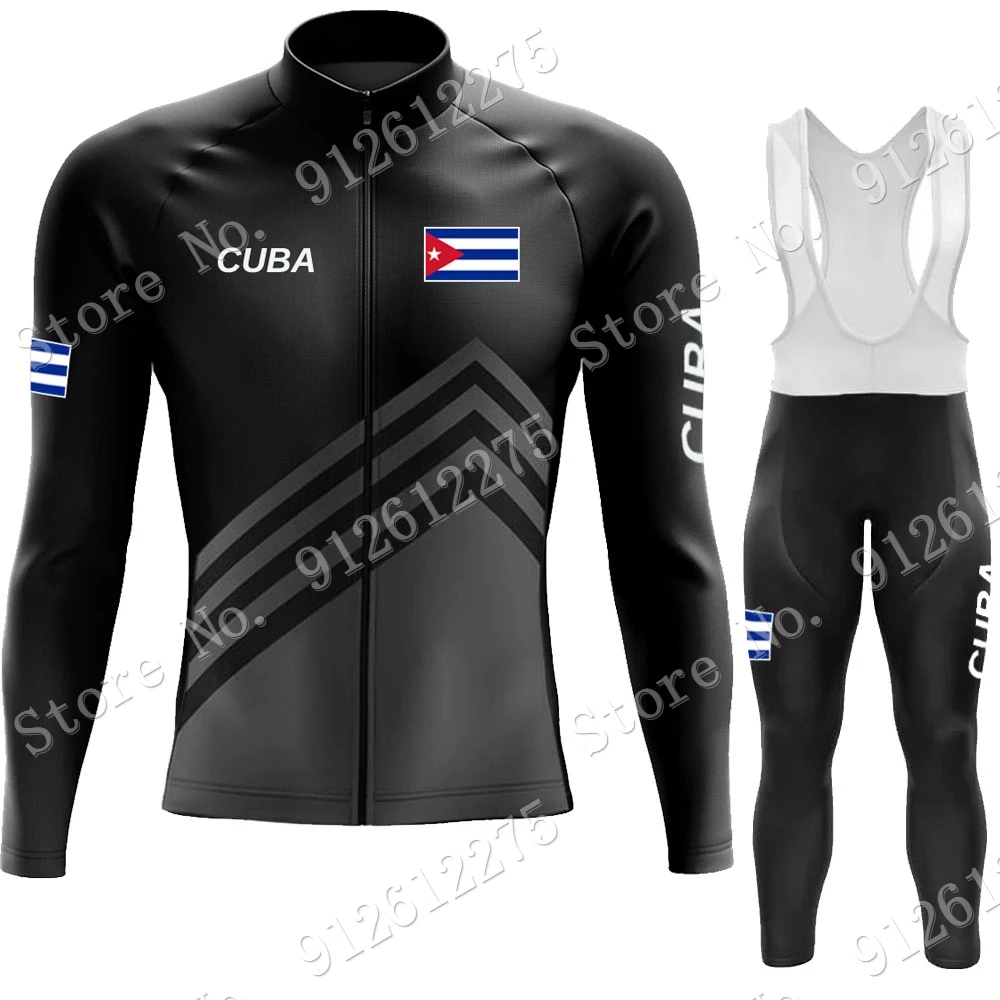 Cycling Gear Winter - Setelan Jersey bersepeda Kuba setelan pakaian