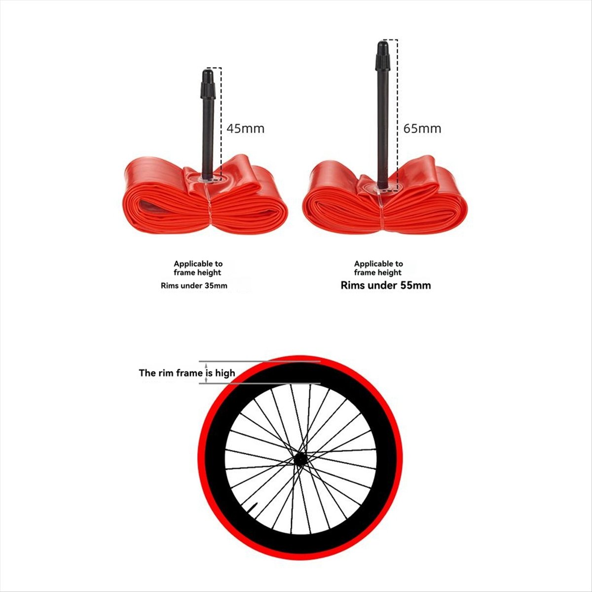 Road Bike Tire - Ban Dalam TPU T34C untuk Sepeda