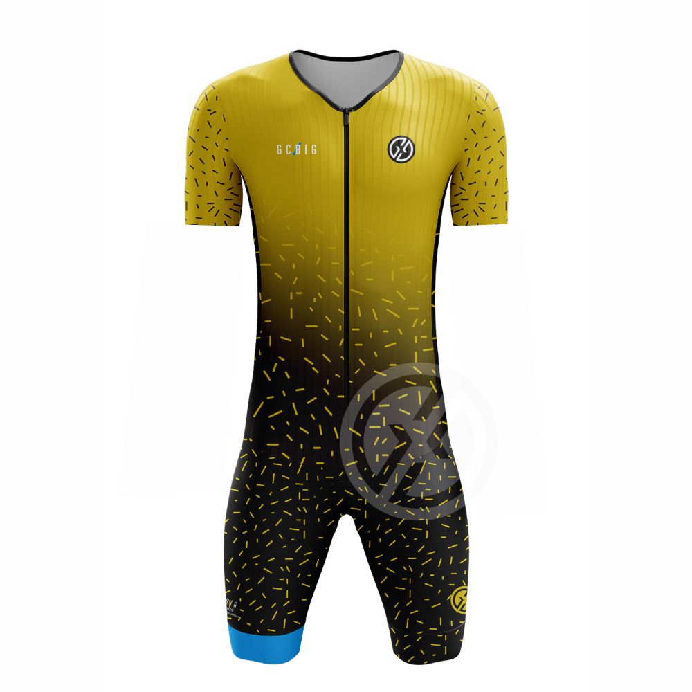 Triathlon Cycling Kit - GCBIG Triathlon Suit Pria Bodysuit Jersey