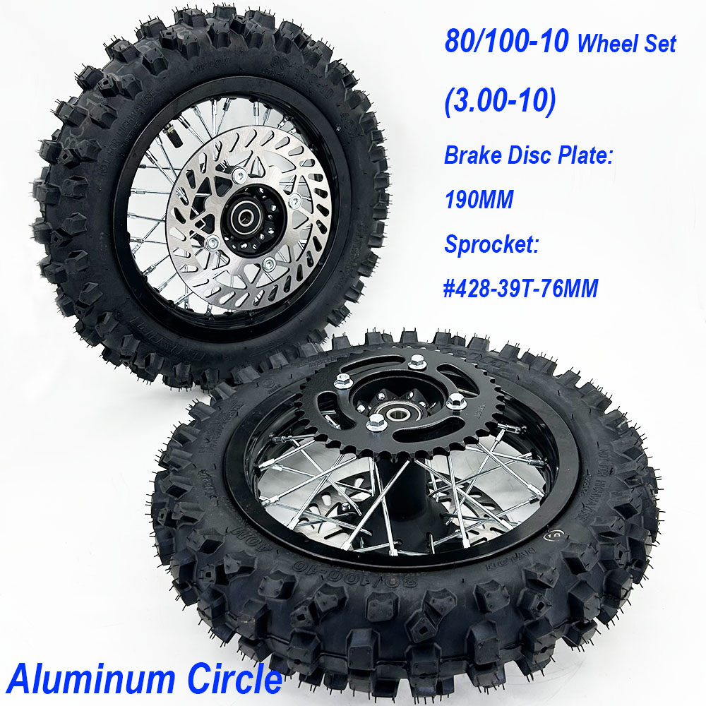 Road Bike Tire - 80/100-10 roda depan dan belakang 3.00-10