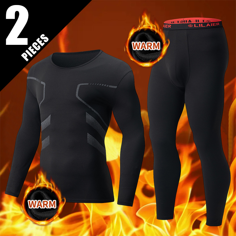 Cycling Gear Winter - Setelan Pakaian Dalam Olahraga Kasual Pria
