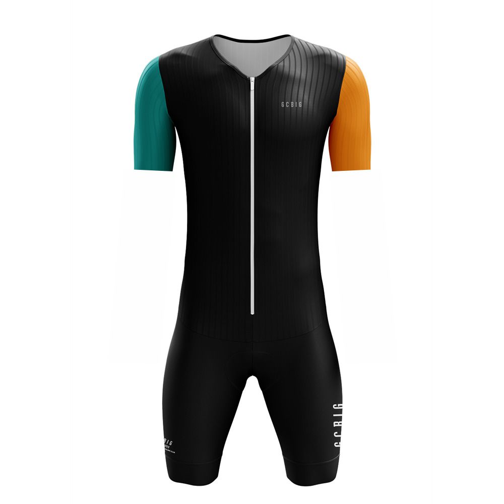 Triathlon Cycling Kit - GG Top Triathlon setelan pria Bodysuit