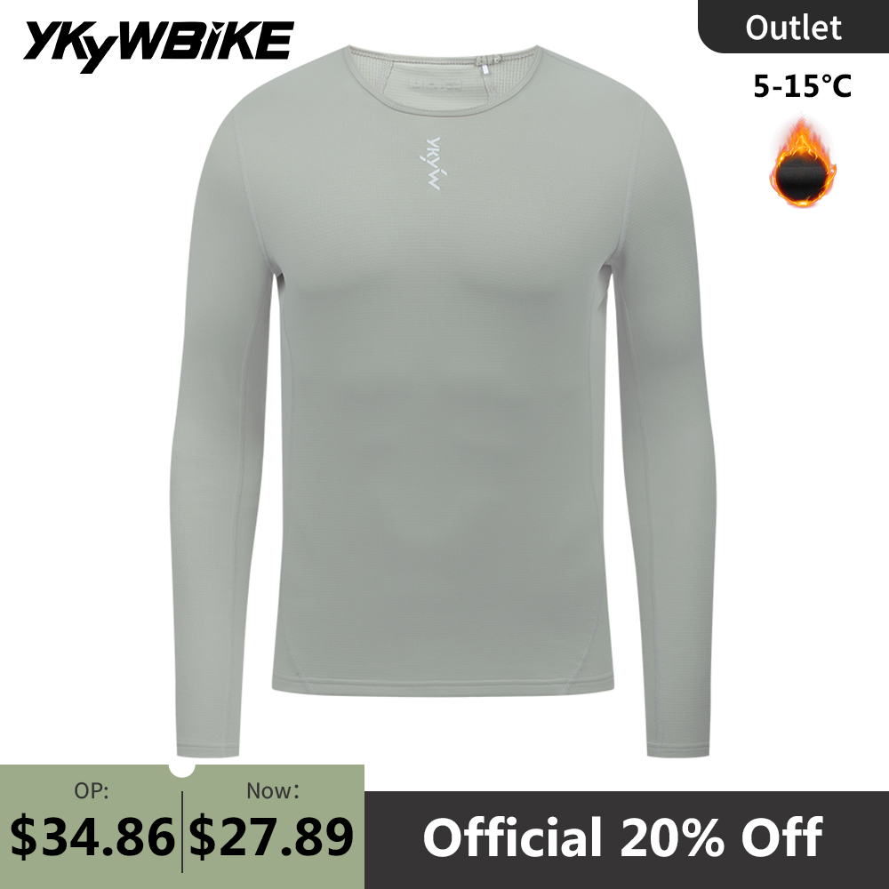Cycling Gear Winter - YKYWBIKE Kaos Bersepeda Pria Lapisan Dasar