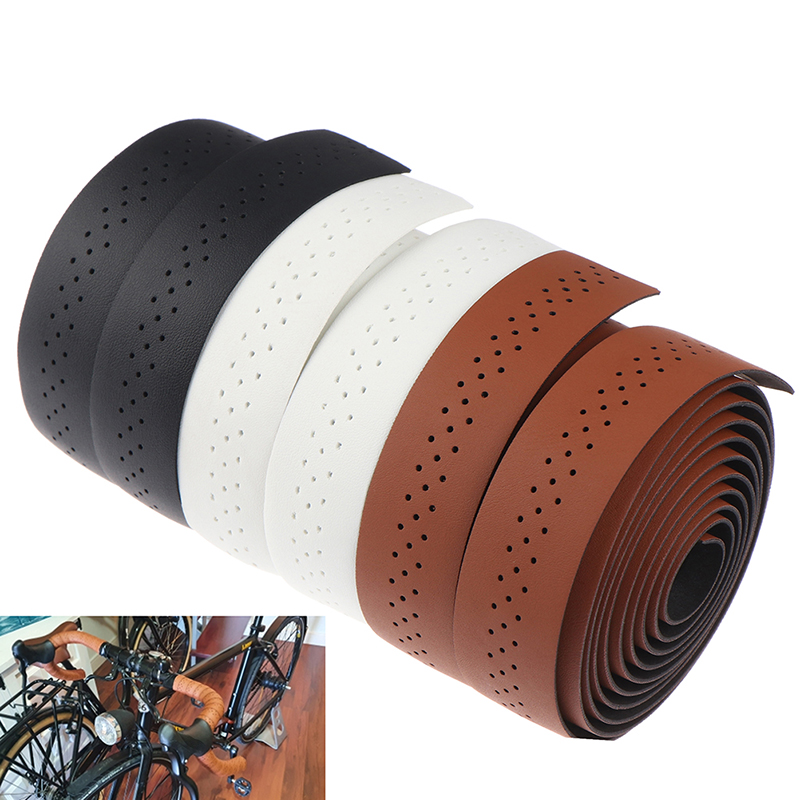 Bike Handlebar Tape - Plester stang sepeda kulit PU, pita