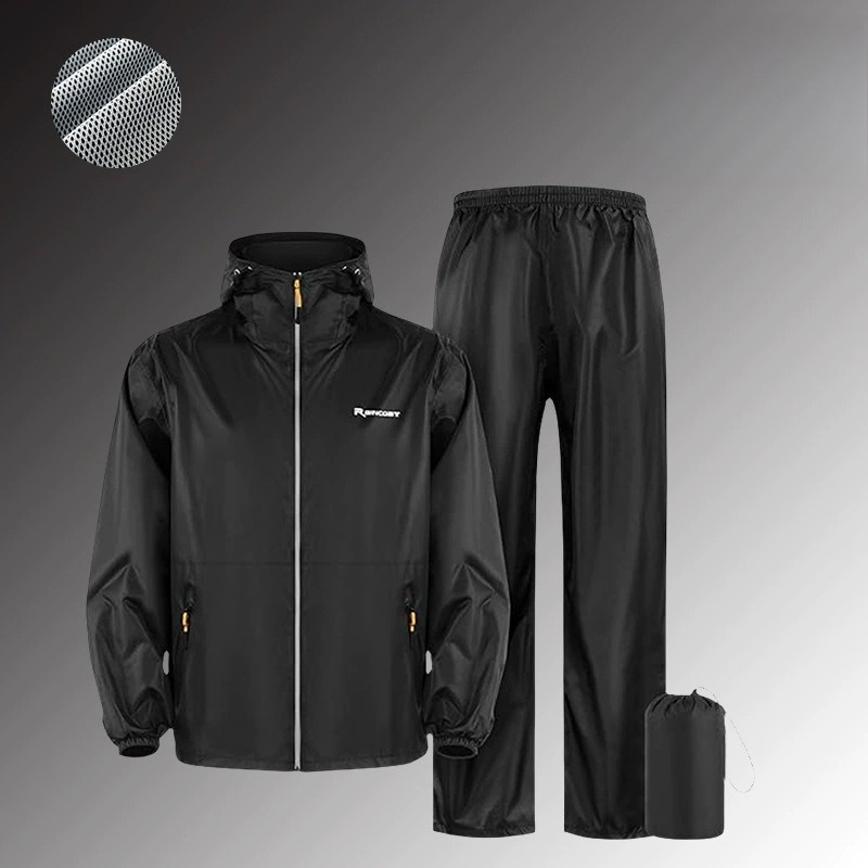 Setelan Jas Hujan Anti Air Ref - Cycling Gear Rain ulasan dan harga