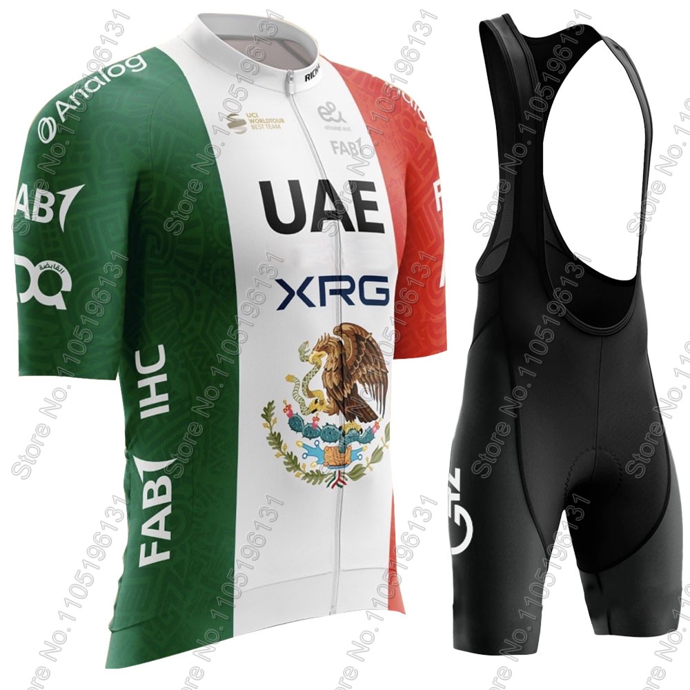 Seragam Sepeda Tim UAE Meksiko - Cycling Bib Shorts ulasan dan harga