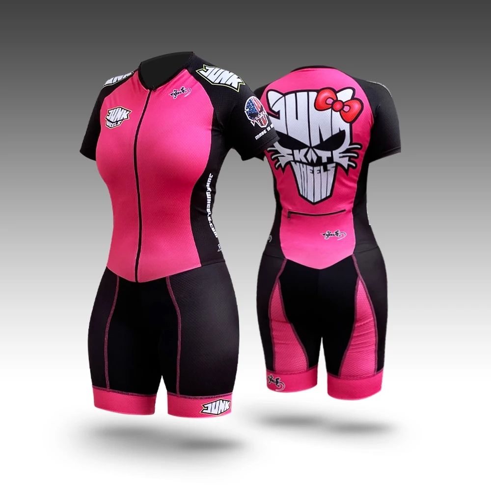 Man Roller Skating Jersey bers - Triathlon Cycling Kit ulasan dan harga