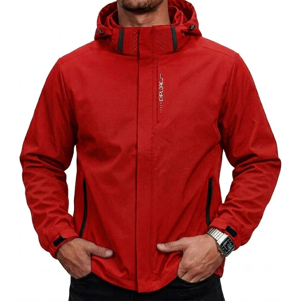 Jaket Taktis Anti Air Pria den - Cycling Gear Rain ulasan dan harga