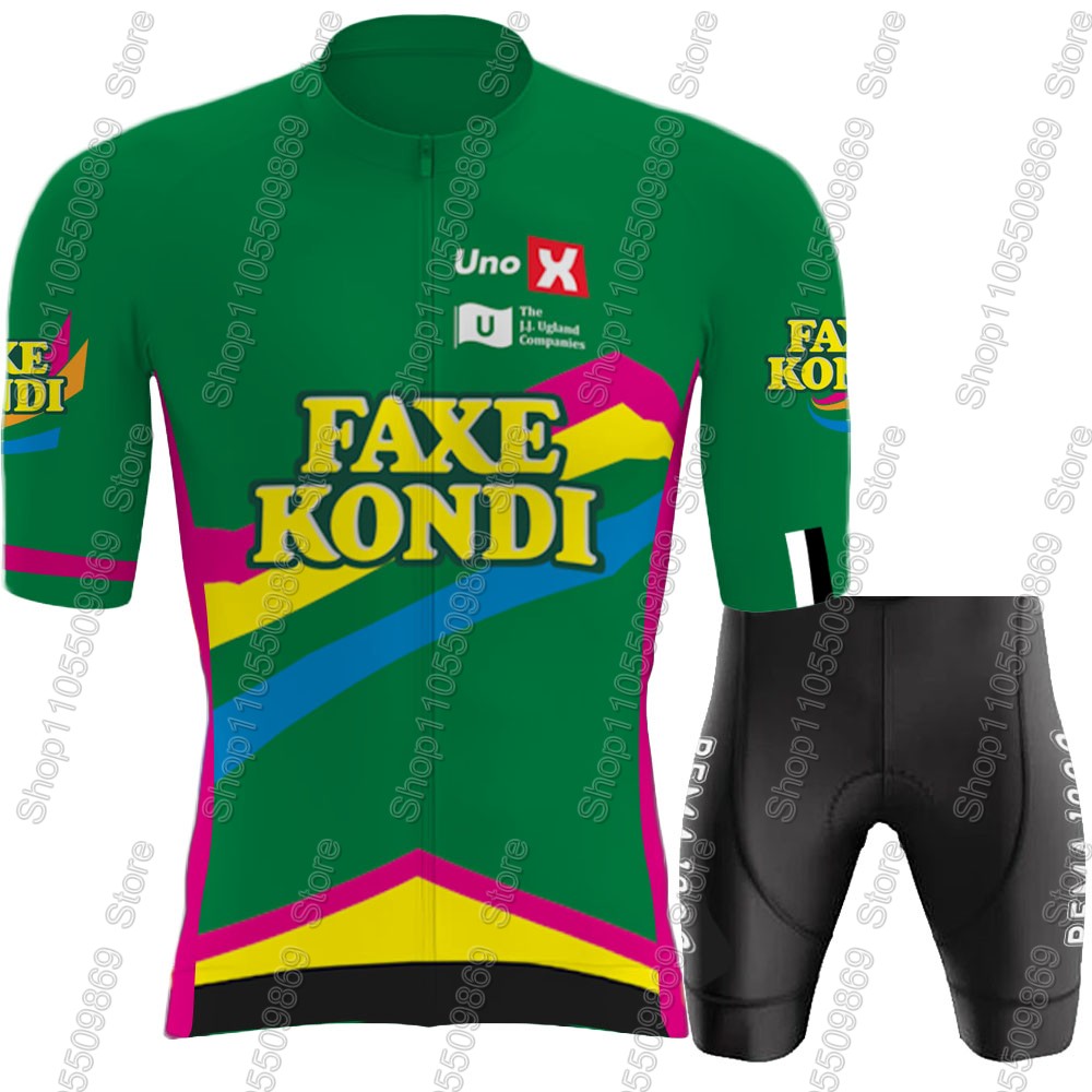 Set Jersey Sepeda Tim UNO X 20 - Cycling Bib Shorts ulasan dan harga