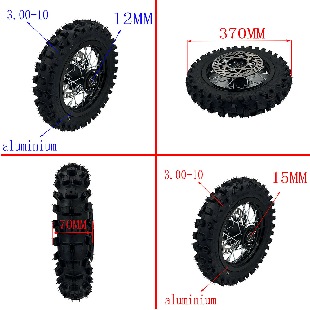 80/100-10 roda depan dan belak - Road Bike Tire ulasan dan harga