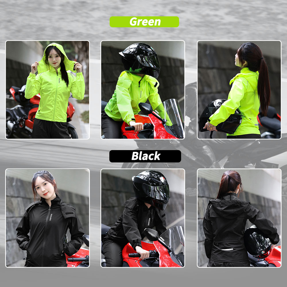 WOSAWE jas hujan bertudung wan - Cycling Gear Rain ulasan dan harga