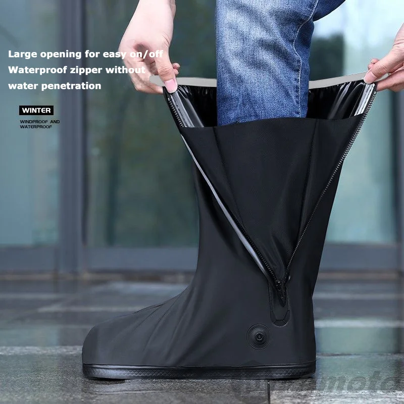 Sepatu Bot Hujan Reflektif Tah - Cycling Gear For Rain ulasan dan harga