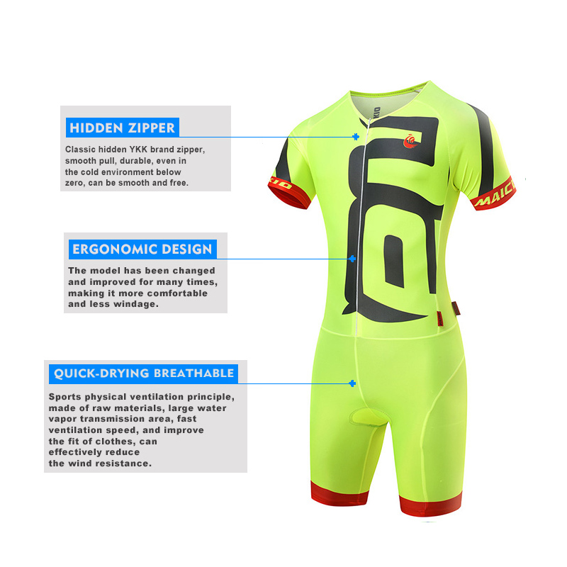 Baju Triathlon Profesional Tah - Triathlon Cycling Kit ulasan dan harga