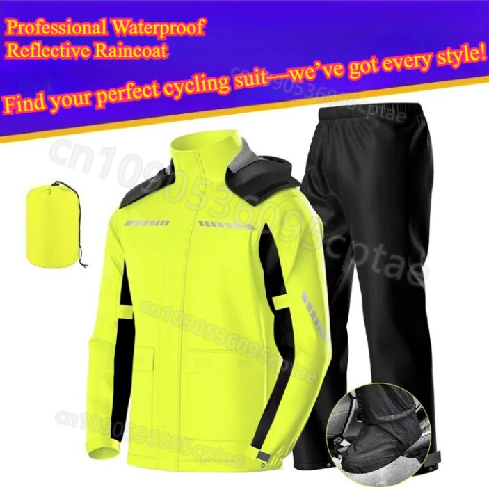 Jas Hujan Sepeda Motor Anti Ai - Cycling Gear Rain ulasan dan harga