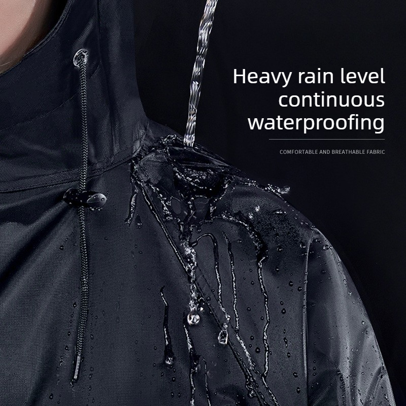 Jas Hujan Panjang Tahan Air un - Cycling Gear For Rain ulasan dan harga