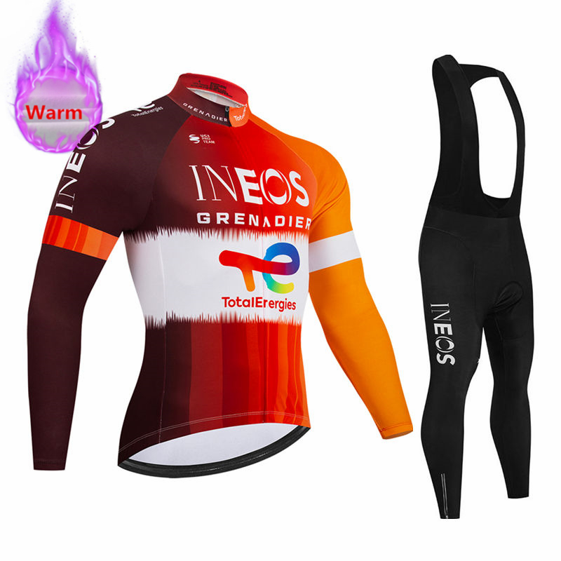 Set Jersey Bersepeda Lengan Pa - Cycling Gear Winter ulasan dan harga