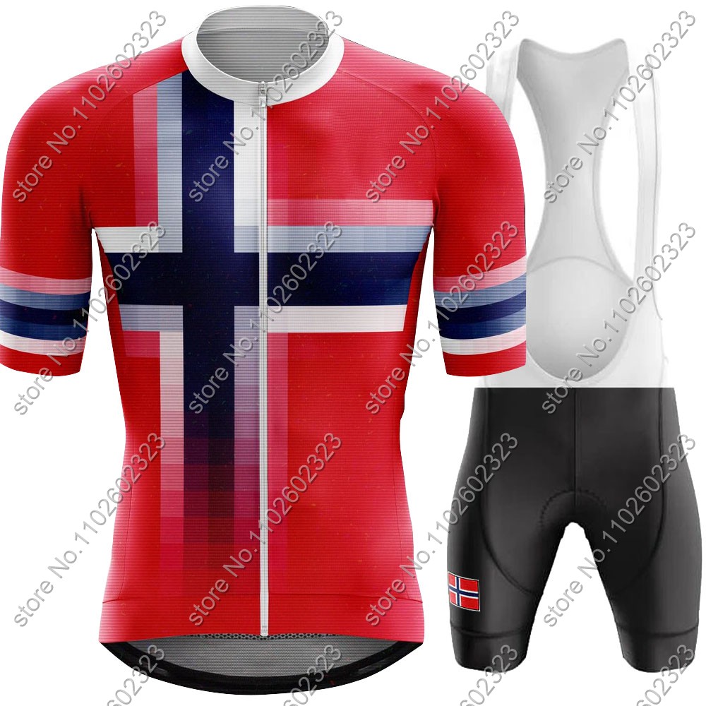 Jersey Bersepeda Norwegia 2024 - Cycling Bib Shorts ulasan dan harga
