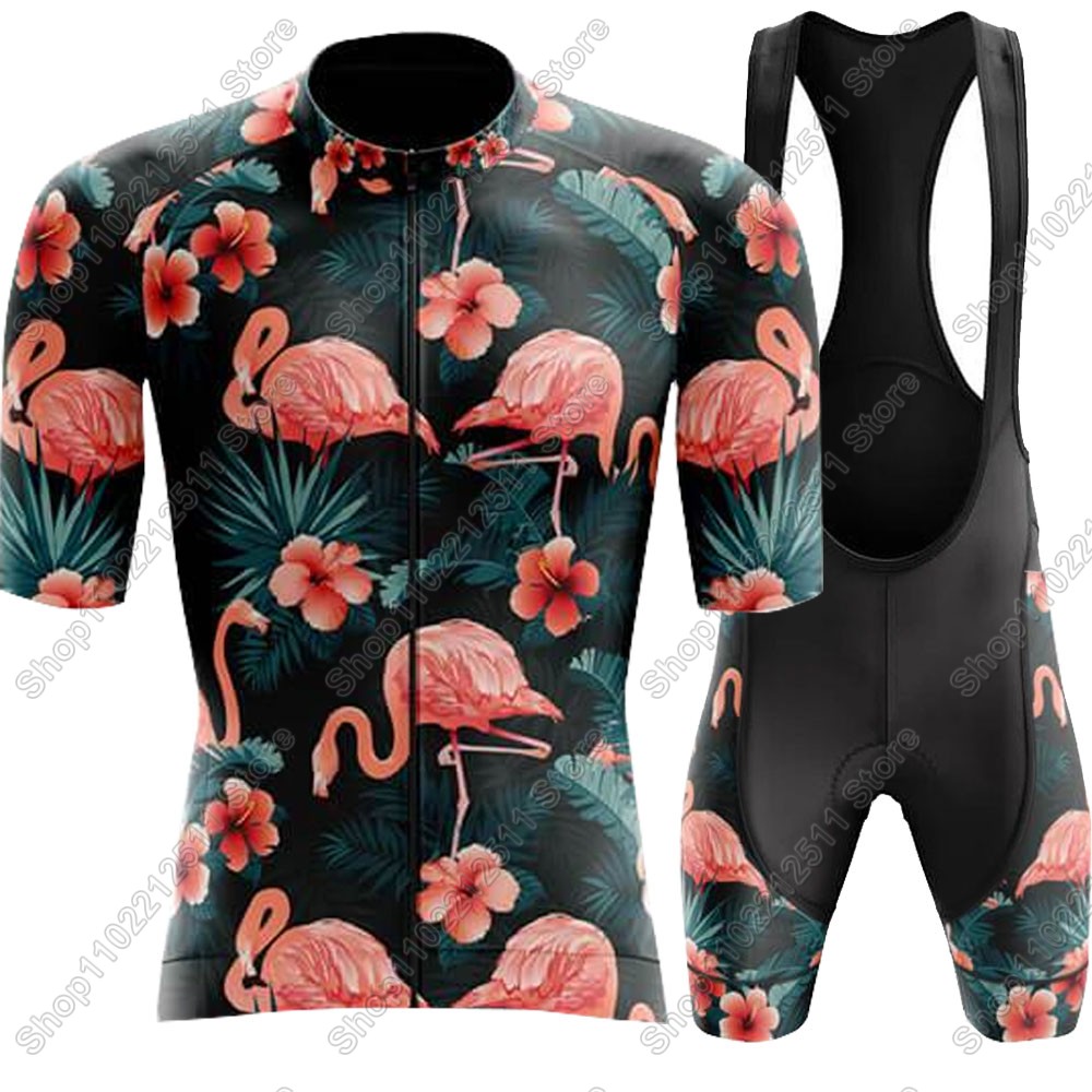 Set Jersey Bersepeda Flamingo  - Cycling Bib Shorts ulasan dan harga