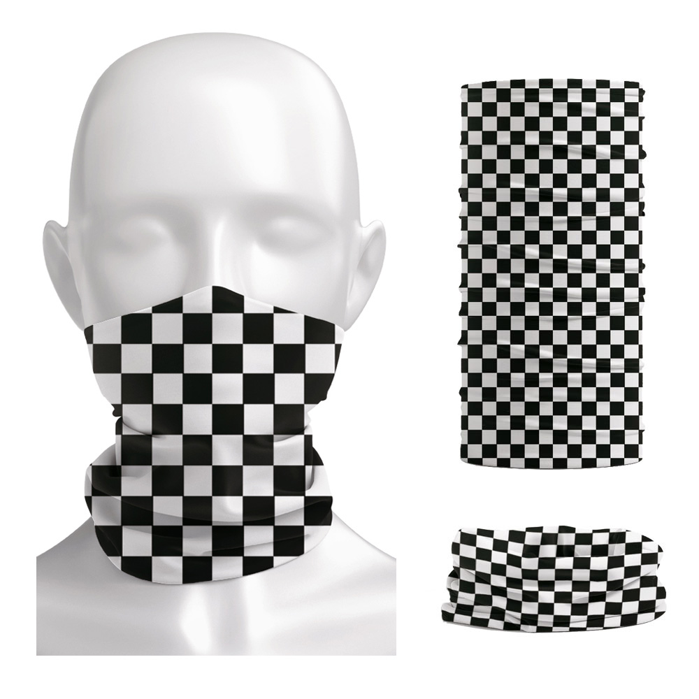 Bandana motif kotak-kotak, Ban - Cycling Gear Men ulasan dan harga